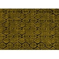 thumbnail image 1 of Ahgly Company Indoor Rectangle Abstract Yellow Modern Area Rugs, 2' x 3', 1 of 4