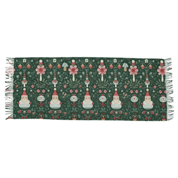 Christmas Decoration Pattern Women's Cold Weather Scarves Lightweight Warm Fashion Scarves, Breathable 86.6''x30.7''