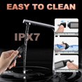 thumbnail image 6 of Rechargeable Ear and Nose Hair Trimmer for Men Women，Dual-Blade Waterproof Nose Hair Trimmer Clipper Pro-15,000 RPM Motor with 3 Speed  and LED Display,USB Rechargeable Easy to Clean, 6 of 7