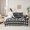 Black White C, variant on Feelyou Initial R Letter Bedding Comforter Set 7pcs, Hippie Tribal Mandala King Bedding Sets, Simple Fashion Checkered Reversible Bed Sheets, Microfiber Bedroom Decor