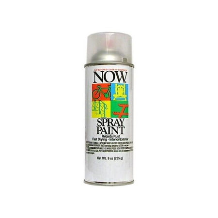 - Krylon Now Spray Paint 9oz Clear Gloss