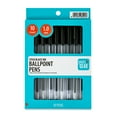 thumbnail image 2 of (2 pack) Pen+Gear Stick Ballpoint Pens, 1.0 mm, Black Ink, 10 Count, 2 of 6