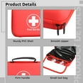 thumbnail image 6 of Waterproof First Aid Kit, Compact EVA First Aid Case Designed for Family Emergency Care, Travel, Outdoor, Home, Office, Camping, Hiking, Car, 6 of 9