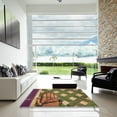 thumbnail image 7 of Ahgly Company Machine Washable Indoor Round Transitional Caramel Brown Area Rugs, 3' Round, 7 of 7