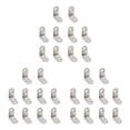 thumbnail image 4 of Eigraketly 10Pcs Small Brackets Stainless Steel Corner Braces Holder 90 Joint Fastener Bracket Stand Degree for Cabinet Board with Screws Type1, 4 of 6