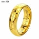 thumbnail image 2 of Anillo de titanio para hombre Anillo de oro plateado, 2 of 5