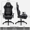 Blue Whale Gaming Chair for Adults 350lbs, Ergonomic Office Chair with