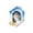 #0708-Blue, variant on Cheapark Animal Background Wall Decor Sticker Home Living Room Bedroom Wall Art Decal Self Adhesive Supply