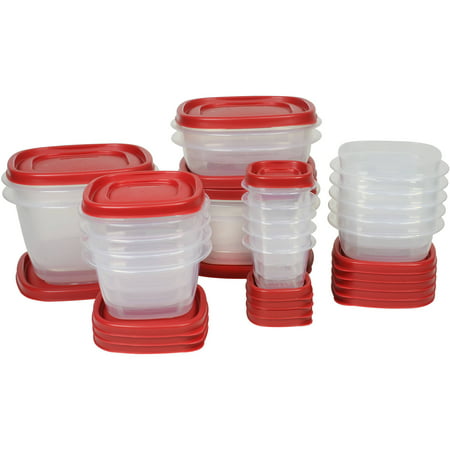 Rubbermaid Food Storage Containers with Easy Find Lids, 40 