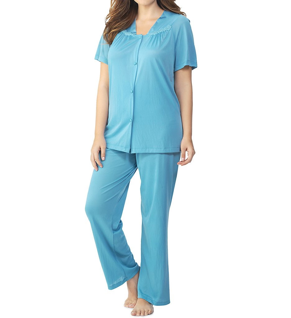 Vanity Fair Colortura Sleepwear Women`s Short-Sleeve Pajama Set, M - Walmart Vanity Fair Colortura Sleepwear Women`s Short-Sleeve Pajama Set, M - Walmart