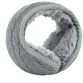 thumbnail image 1 of Orejeras plegables cálidas (cable de punto gris, 1 of 5