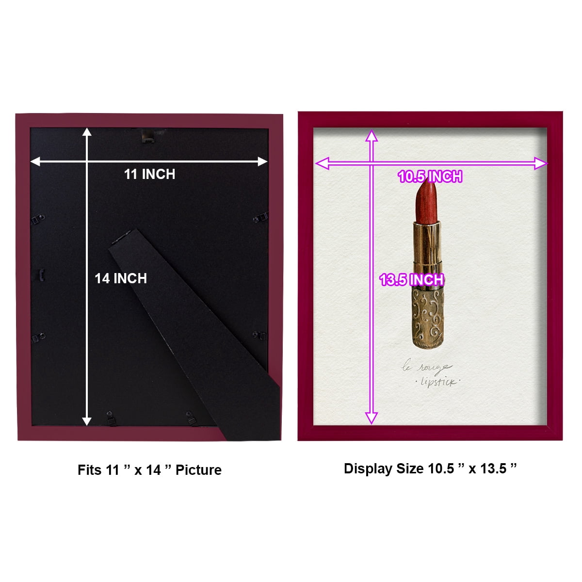 Gilded Toiletries III - Framed Print w/glass - Cherry Red
