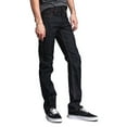 thumbnail image 2 of Victorious Men's Slim Fit Unwashed Raw Denim Jeans DL980 - Black/Timber - 32/32, 2 of 6