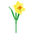 thumbnail image 4 of Brickmaster Botanicals Daffodil Flower Building Kit, 32-Piece Set for Spring Decor and Easter Gift, Ages 8+, 4 of 7