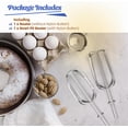 thumbnail image 7 of ABCISI Mixmaster Replacement Beaters Mixer Attachments Compatible with Older Vintage Sunbeam Mixmaster 1-8B,1-9AU,100-86659,7-01-10D Working on Sunbeam Mixer Replacement Parts, 7 of 7