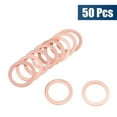 thumbnail image 4 of 50 Pcs 16mm x 22mm x 1.5mm Copper Flat Washer for Screw Bolt, 4 of 5