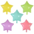 thumbnail image 5 of 10 globos de helio con forma de estrella de 18 pulgadas de papel de aluminio dorado y plateado para decoración de bodas, baby shower, fiestas de cumpleaños para niños, suministros de globos de aire pu, 5 of 5