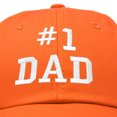 thumbnail image 2 of DALIX #1 Dad Hat Number One Fathers Day Gift Embroidered Baseball Cap in Light Blue, 2 of 6