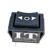DPDT 20A Momentary Rocker - Switch 6 PIN (on) off (on) 12V 24V DC 1/4 quick plug