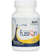 Bariatric Fusion Biotin 5000mcg Vitamin, Small & Easy to Swallow Capsules, Nutritional Supplement - 90 Count, 3 Month Supply