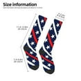 thumbnail image 5 of Balery Patriotic Star Fun Novelty Socks Men'S Women'S Crew Socks Funny Crazy Novelty Socks Quirky And Cool Socks, 5 of 9