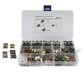 thumbnail image 3 of 110 U Clips Nut Kit es de velocidad Clip de tornillo de tuerca automotriz, Universal, con caja de almacenamiento para automóvil Reemplaza Yotijar Surtido de tuercas de clip, 3 of 10