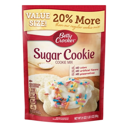 Mix Baking Mixes - (2 Pack) Betty Crocker Value Size Sugar Cookie Mix, 21 oz Pouch