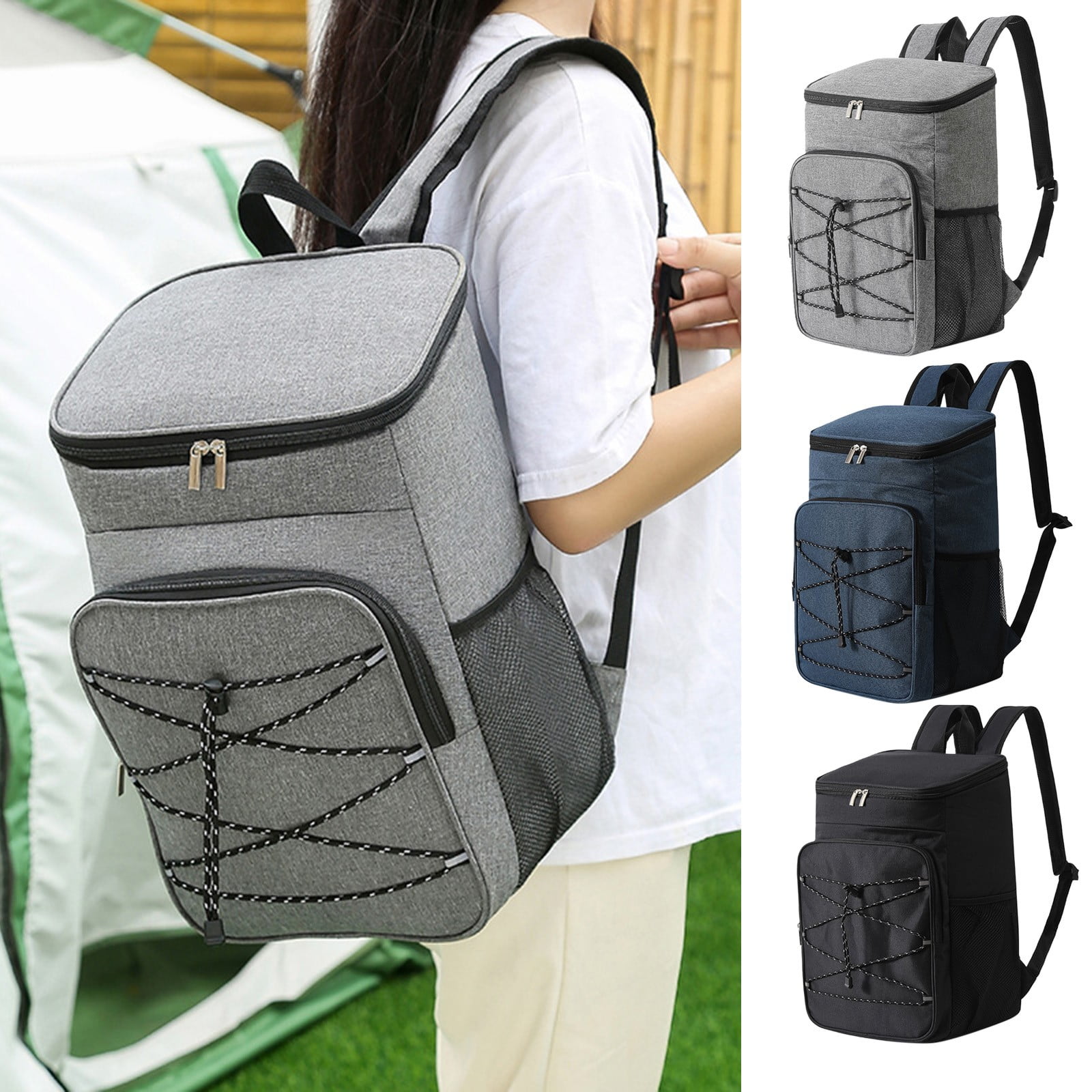 Cooler Backpack for Picnics & Travel – Insulated Leakproof Lunch Bag with Adjustable Straps, Lightweight & Durable for Work, Beach, Park, Day Trips