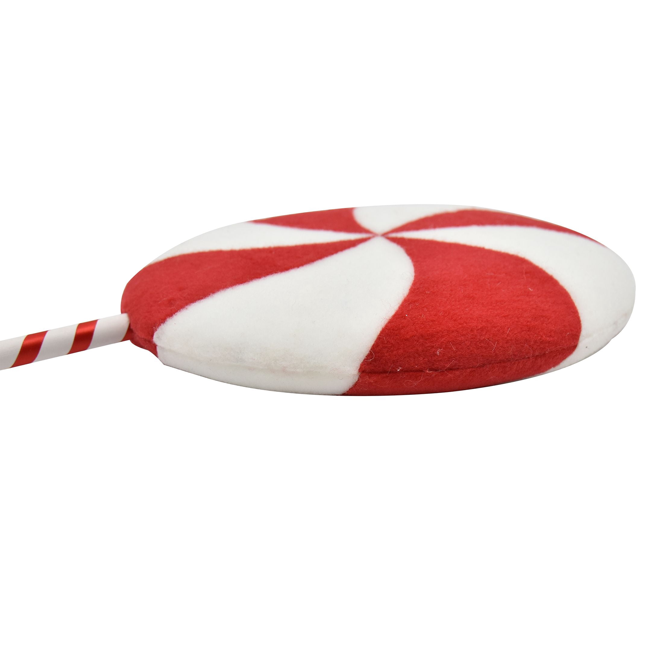 Holiday Time Jumbo Fabric Peppermint Lollipop Outdoor Decorations, 24 inch