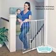 thumbnail image 5 of Toddleroo by North States Baby Gate for Stairs and Doorways: Tall Easy Swing & Lock Series 2 Child Gate, Fits Openings 28.68-47.85 Wide. Safety Latch, Hardware Mount. (36 Tall, Warm White), 5 of 5