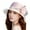 Pink, variant on Elegant Ladies Beret Hat for Bridal Wedding Tea Party Outdoor Sun Shade French Bowler Fascinator Khaki M