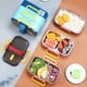 thumbnail image 4 of Wosthever Box Lunch Bento de acero inoxidable Estuche portátil para exteriores Oficina de tres capas Compartimento japonés Ensalada a prueba de fugas Cocina y Comedor Rosa Wosthever HA078757-01B, 4 of 6