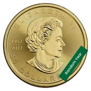 1 oz Gold Maple Leaf Coin BU - Random Year