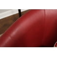 thumbnail image 5 of Fox Hill Trading Marlee Faux Leather Club Chair, Red, 5 of 6