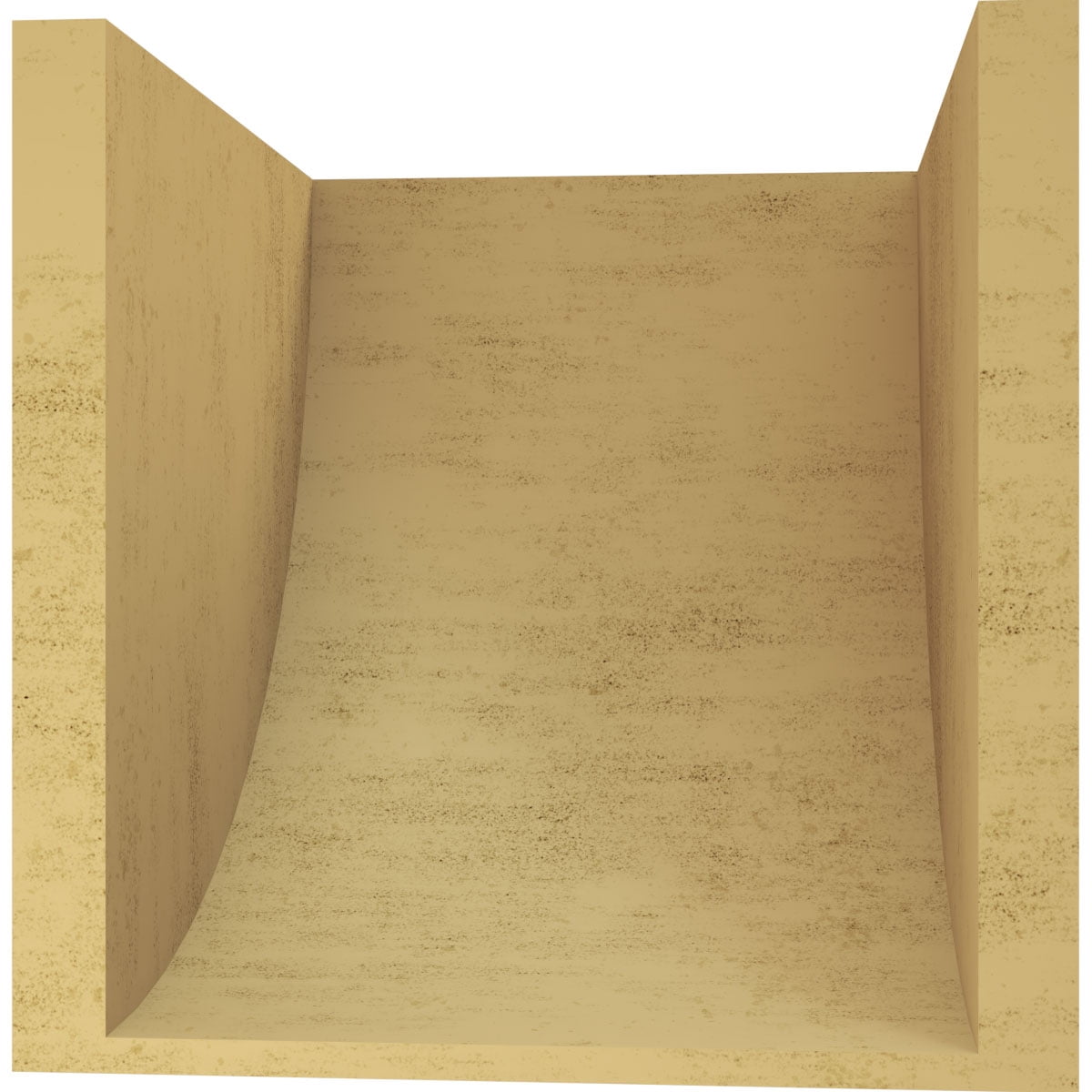 11"W x 11"D x 11"H Wide Durham Rough Cedar Woodgrain TimberThane Corbel, Primed Tan