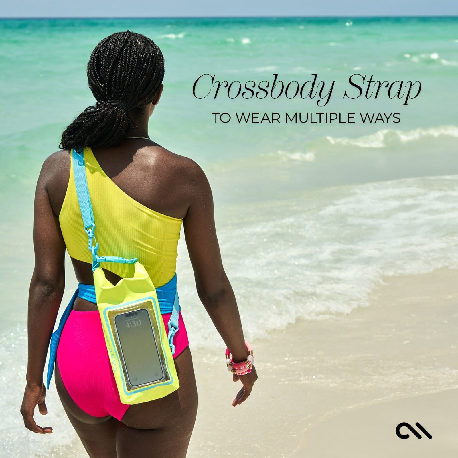 Case-Mate Waterproof 2L Dry Bag with Built-in Phone Pouch - Citrus Splash