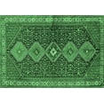 thumbnail image 1 of Ahgly Company Indoor Rectangle Persian Emerald Green Traditional Area Rugs, 6' x 9', 1 of 4