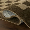 thumbnail image 5 of nuLOOM Esmé Vionne Checkered Wool Rug, 8' 6" x 11' 6", Esmé Brown, 5 of 8