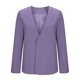 thumbnail image 4 of Blazer de moda para mujer, blusas de color liso, manga larga, cuello en V, chaqueta de traje informal, blusa de poliéster para mujer, 4 of 6