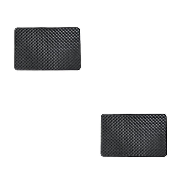 Baohd Automobiles Interior Accessories for Mobile Phone mp3mp4 Pad GPS Anti Car Sticky Anti-Slip Mat Work Perfectly Car Mats black L 2Set