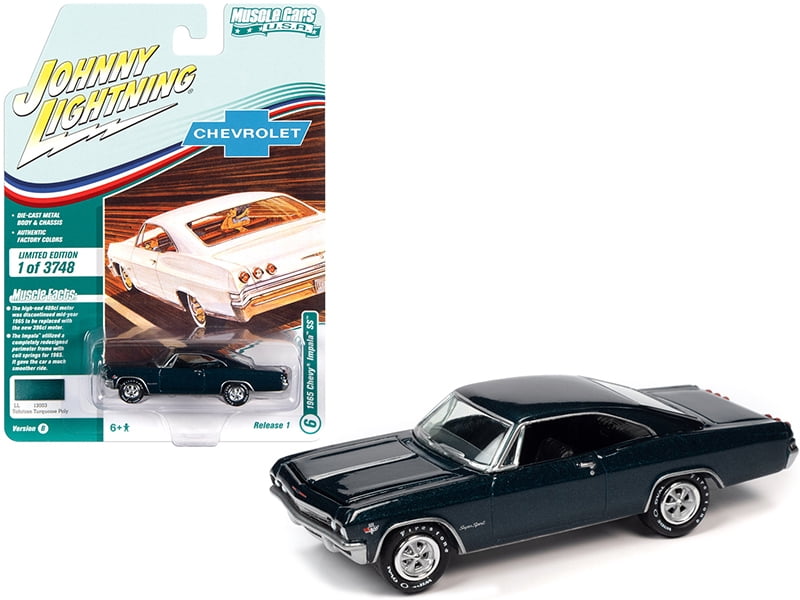Loose 1:64 Johnny Lightning 1967 Chevy Chevelle SS deepwater blue 