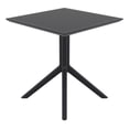thumbnail image 4 of Compamia Sky 27 inch Square Dining Table in Black Finish, 4 of 4