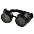 thumbnail image 3 of SAYFUT Vintage Steampunk Metal Welding Goggles Retro Gothic Halloween Cosplay Round Black Glass Lens, 3 of 5