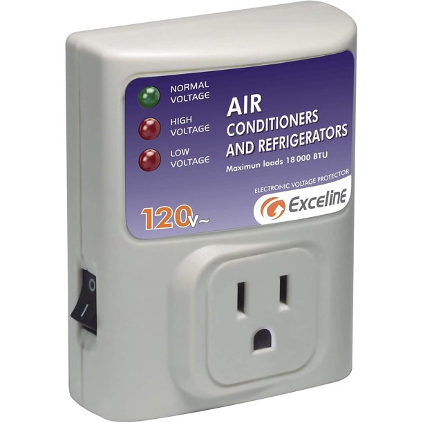 Exceline Protector de Voltaje Electrónico de Alta Capacidad para Refrigeradores y Congeladores de 27 Pies Cúbicos en Adelante