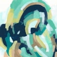 thumbnail image 3 of Vess, June Erica 12x12 Black Modern Framed Museum Art Print Titled - Mint Synergy I, 3 of 5
