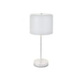 thumbnail image 3 of Living District LD4075T10WH Exemplar 1 Light White Table Lamp, 3 of 4