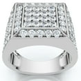 thumbnail image 2 of Pompeii Men's 3Ct Square Diamond Fashion Pinky Ring 10k Gold Lab Grown (F/G,VS1-VS2), 2 of 7