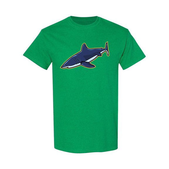 Shark Animal Design T-Shirt Men -Image by Shutterstock, Male Large