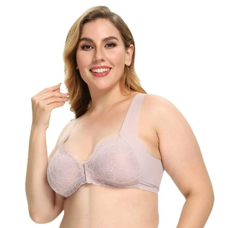 

Alvage Women s Front Closure Cotton Comfort Sport Bra