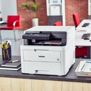 Brother HL-L3290CDW Compact Wireless Connectivity Technology, Digital Color Printer, Convenient Flatbed Copy & Scan, Duplex Printing